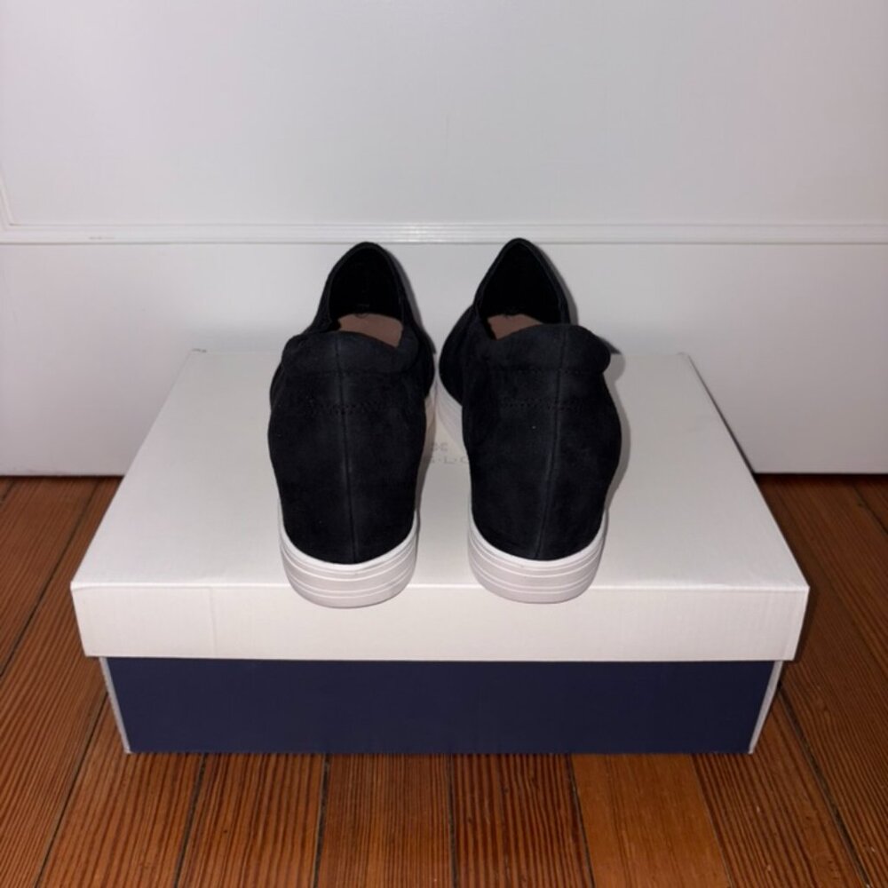 Caslon Black Suede Wedge Slipons/Sneakers - Picture 5 of 14